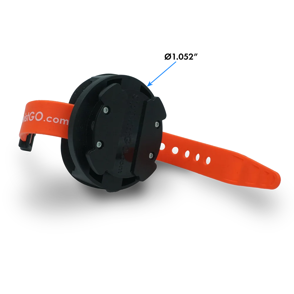 Bar Mount Locking cup holder diagrams showing the diameter of the locking mechanism.