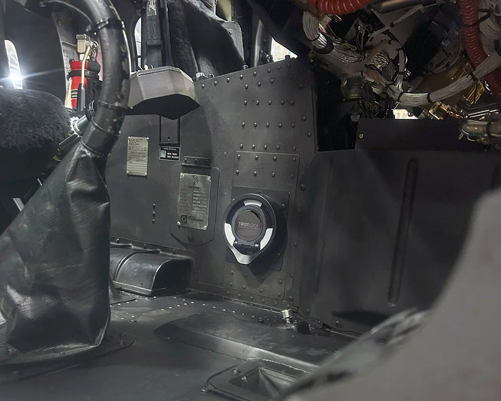 Black Hawk Helicopter Cup Holder with the TwistLock Vertical Mount.