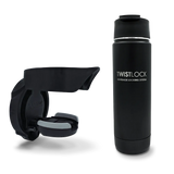 Folding Locking Vertical Mount Cup Holder and 20oz Insulated Canteen in Trailhead Green combo Pack.