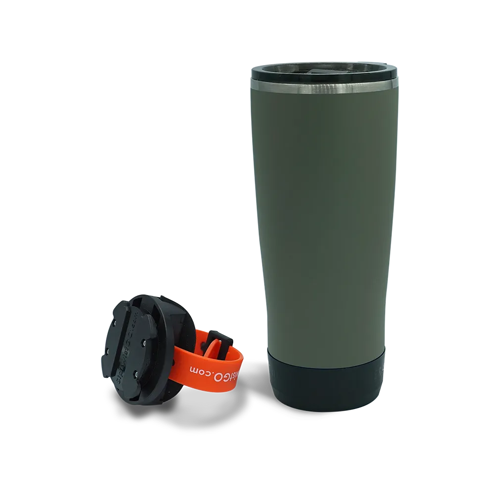 Insulated 22oz Tumbler + Bar Mount Cup Holder Locking Cup Holder