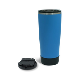 TwistLock Attachable Mini Disc Cup Holder and 22oz Insulated Tumbler in Crater Lake Blue combo Pack.