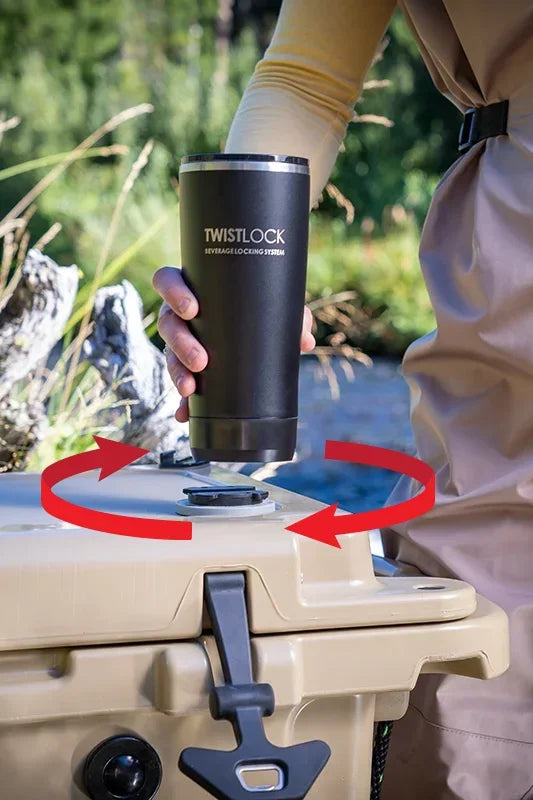 Showing how to lock a tumbler into the mini disc locking base.