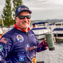 TwistLock Ambassador Professional Angler Fred Roumbanis and his insulated tumbler.