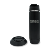 Insulated 20oz canteen combo pack with flat mount attachable locking cup holder.