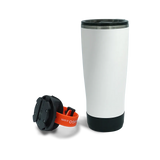 Secure Bar Mount Cup Holder and 22oz Insulated Tumbler in Summit white combo Pack.