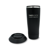 22oz double wall insulated tumbler combo pack with flat mount attachable locking cup holder.