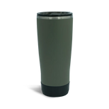 Close up stainless steel insulated TwistLock 22oz Tumbler in Trailhead Green.